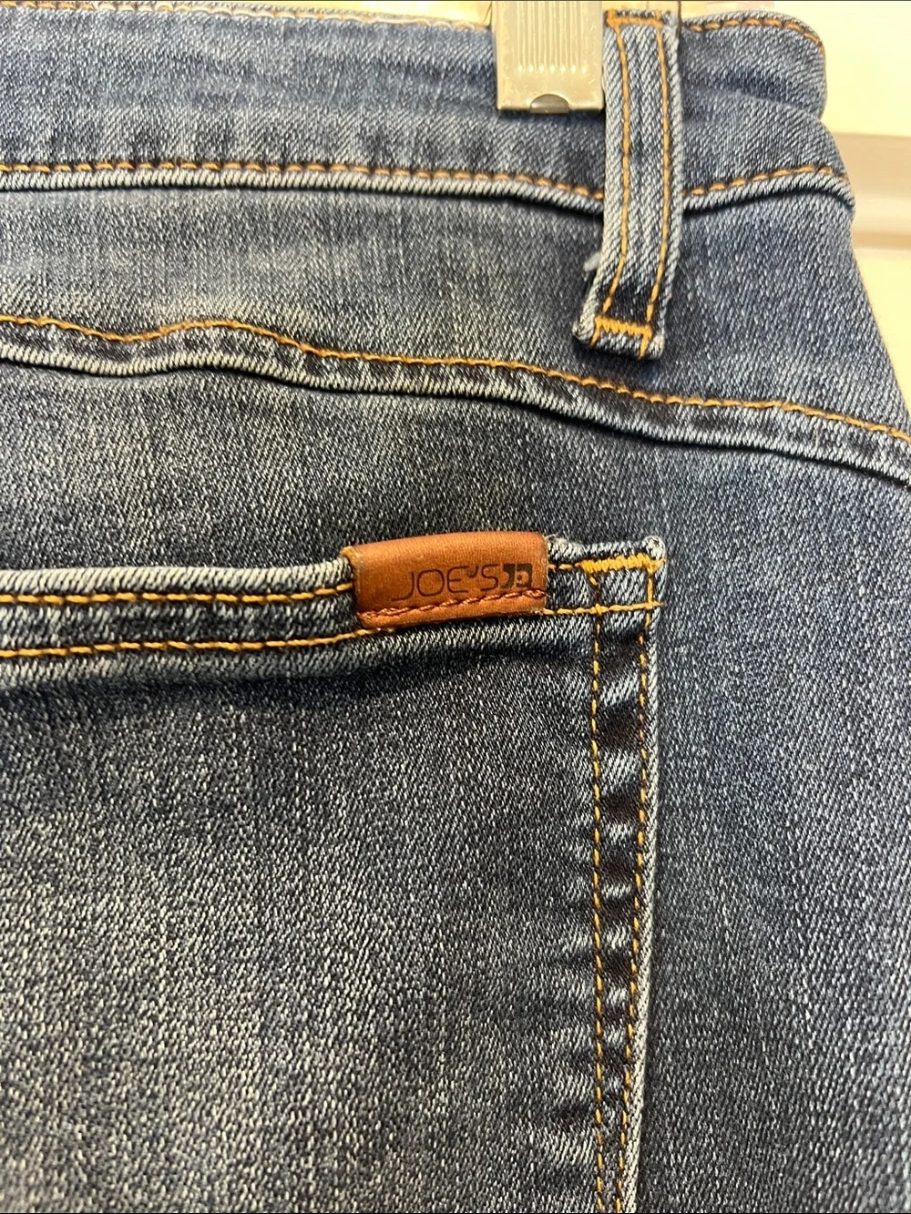 Joe's Jeans Deep Blue flawless the mustang Flared Wide-Leg Jeans size 28.